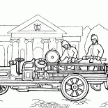 Pierwszy wóz strażacki