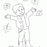 Jesień liścia spadek