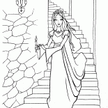 Księżniczka w tajemniczy korytarz