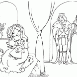 Mała księżniczka obudził