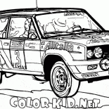 Samochód wyścigowy z lat 80-tych