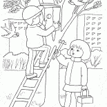 Birdhouse na drzewie