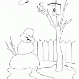 Snowman niemal topi