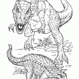 Polowanie Tyrannosaurus