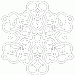 Snowflake z sercem