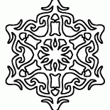 Snowflake ozdoba