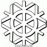 Okrągły śniegu