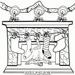 Christmas pończochy na ognisko