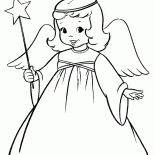 Dziewczyna w kostium angel