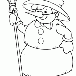 Snowman kostium dla dziecka
