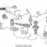 Mapa Rosji