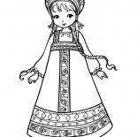 Dziewczyna w stroju ludowym