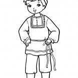 Chłopiec w stroju ludowym