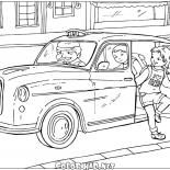 Brytyjski taksówką